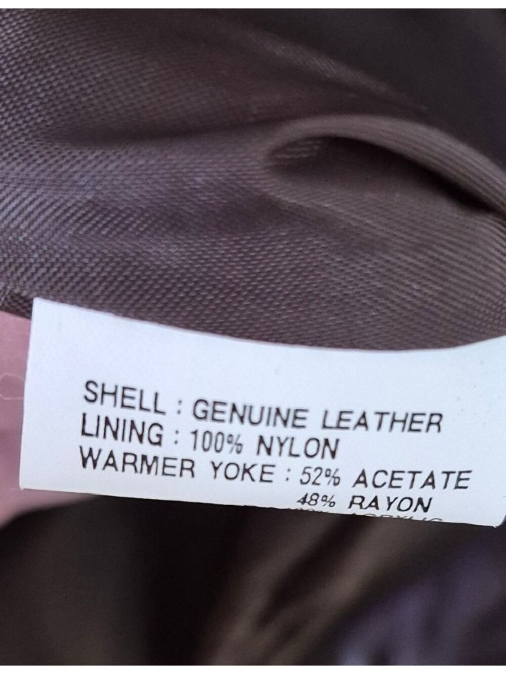 Clipper Mist Brown Genuine Leather Jacket Size 44 Regular Removable Lining - Picture 5 of 10